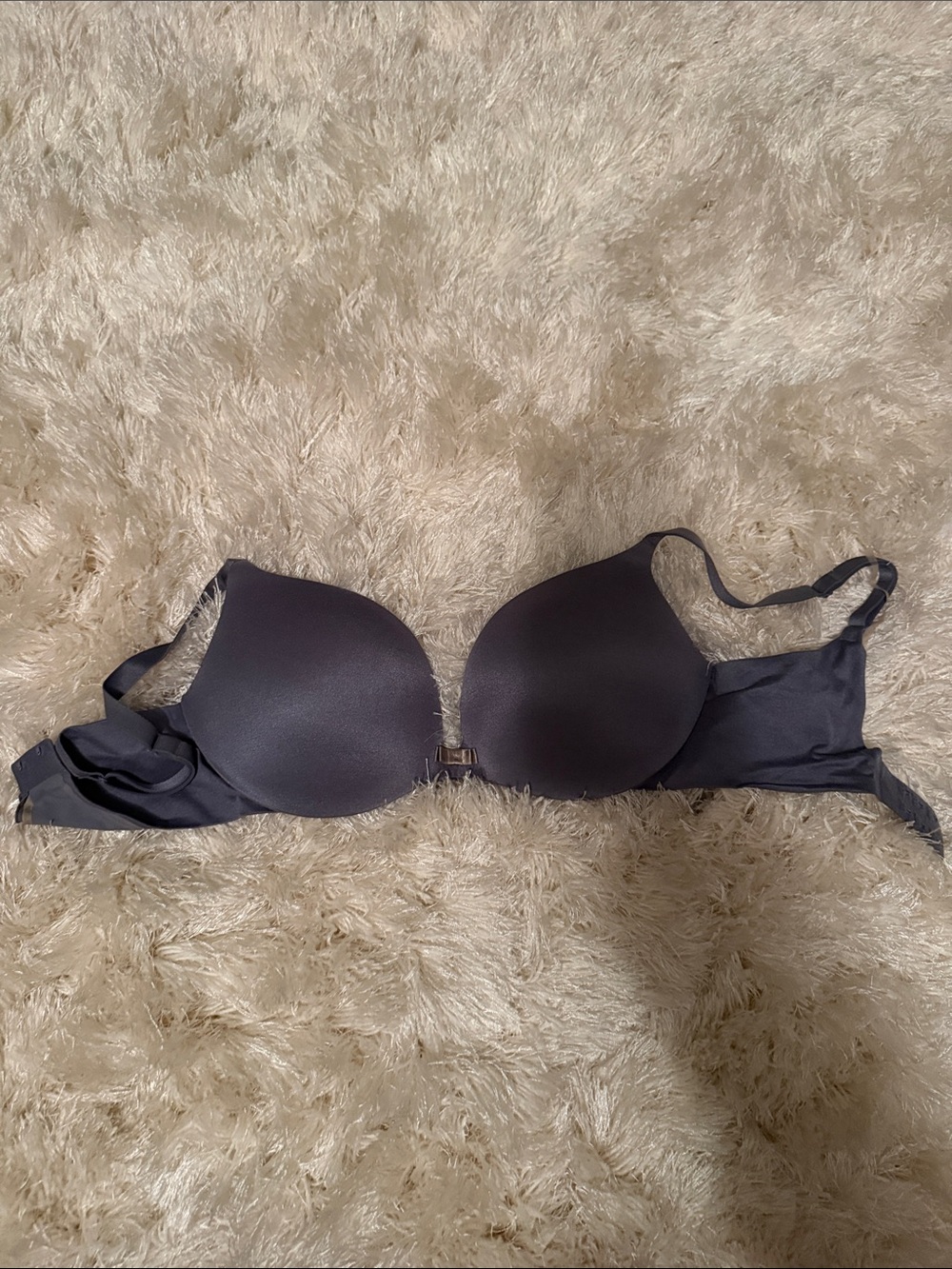 Victoria's Secret Smooth Front-Close T-Shirt Bra - Charcoal